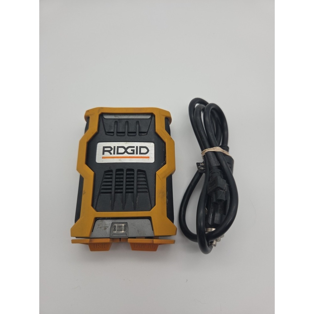 RIDGID RD97100 100W Power Inverter 12V DC to 120V AC Car Adapter with Dual...